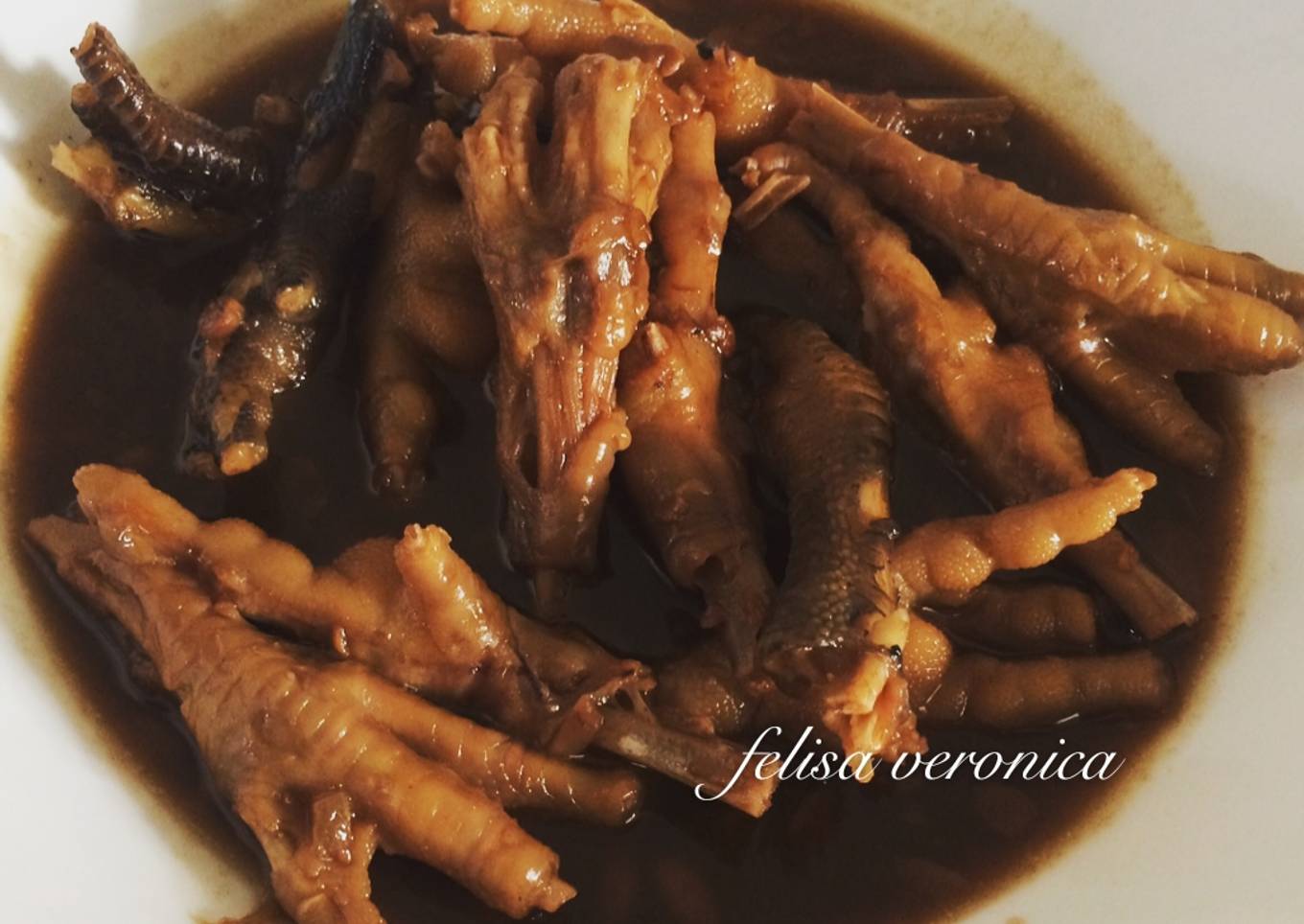 Ceker ayam bumbu taoco