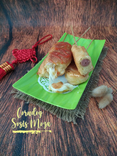 Foto resep 219. Corndog Sosis Moza