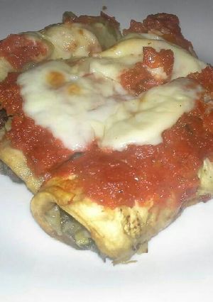 Una foto de Canelones de berenjena