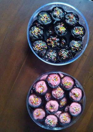 Foto resep Coklat kacang Biskuit