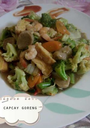 Foto resep Capcai goreng telur tepung