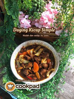 Gambar Daging Kicap Simple