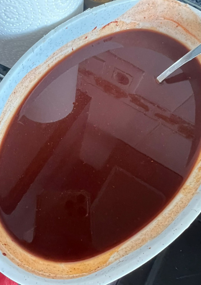 Una foto de Salsa barbacoa para costillares