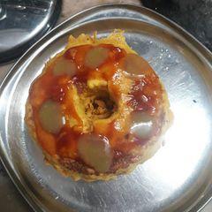 A picture of Bread aalu donuts.