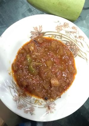 A picture of Lauki ka salan.