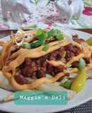 Chili cheese fríes