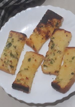 A picture of Garlic bread.