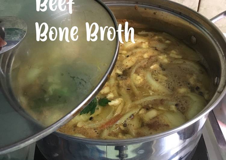 Resep Beef Bone Broth for Gut Healing - kaldu tulang sapi penambah BB anak Anti Gagal