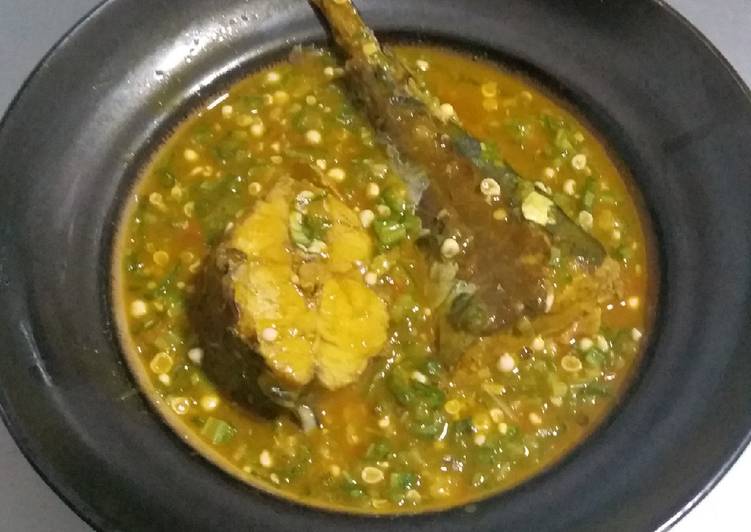 Get Lunch of Fresh Okro and Fish Soup