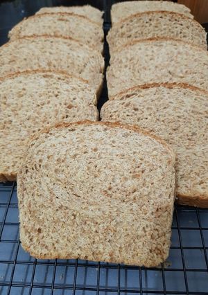 Foto resep Roti Gandum tanpa telur 1x proofing