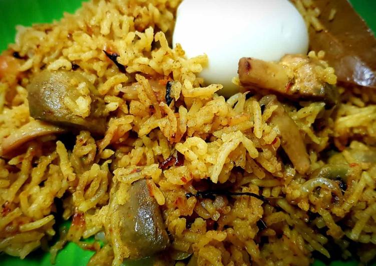 Recipe of Favorite Mushroom Biryani