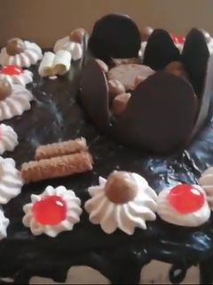 صورة لوصفة احلى تورته شوكولاته مربعه