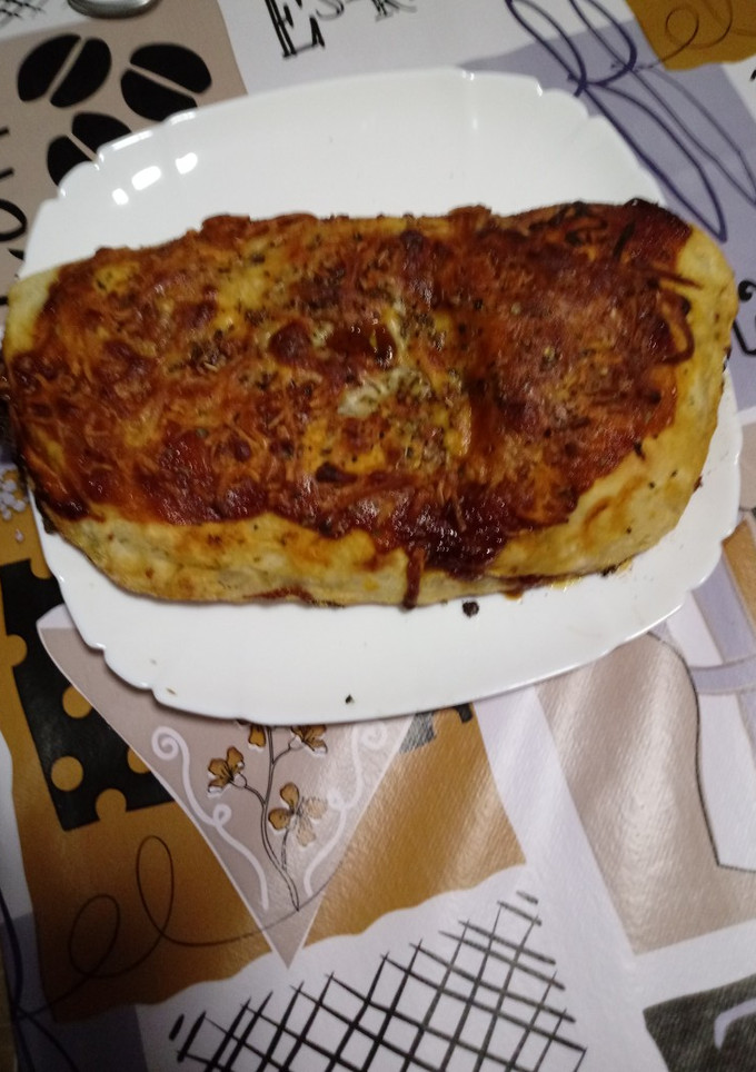 Una foto de Pizza calzone de aprovechamiento