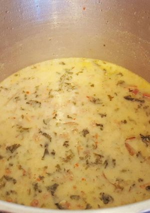 A picture of Dave's Zuppa Toscana.