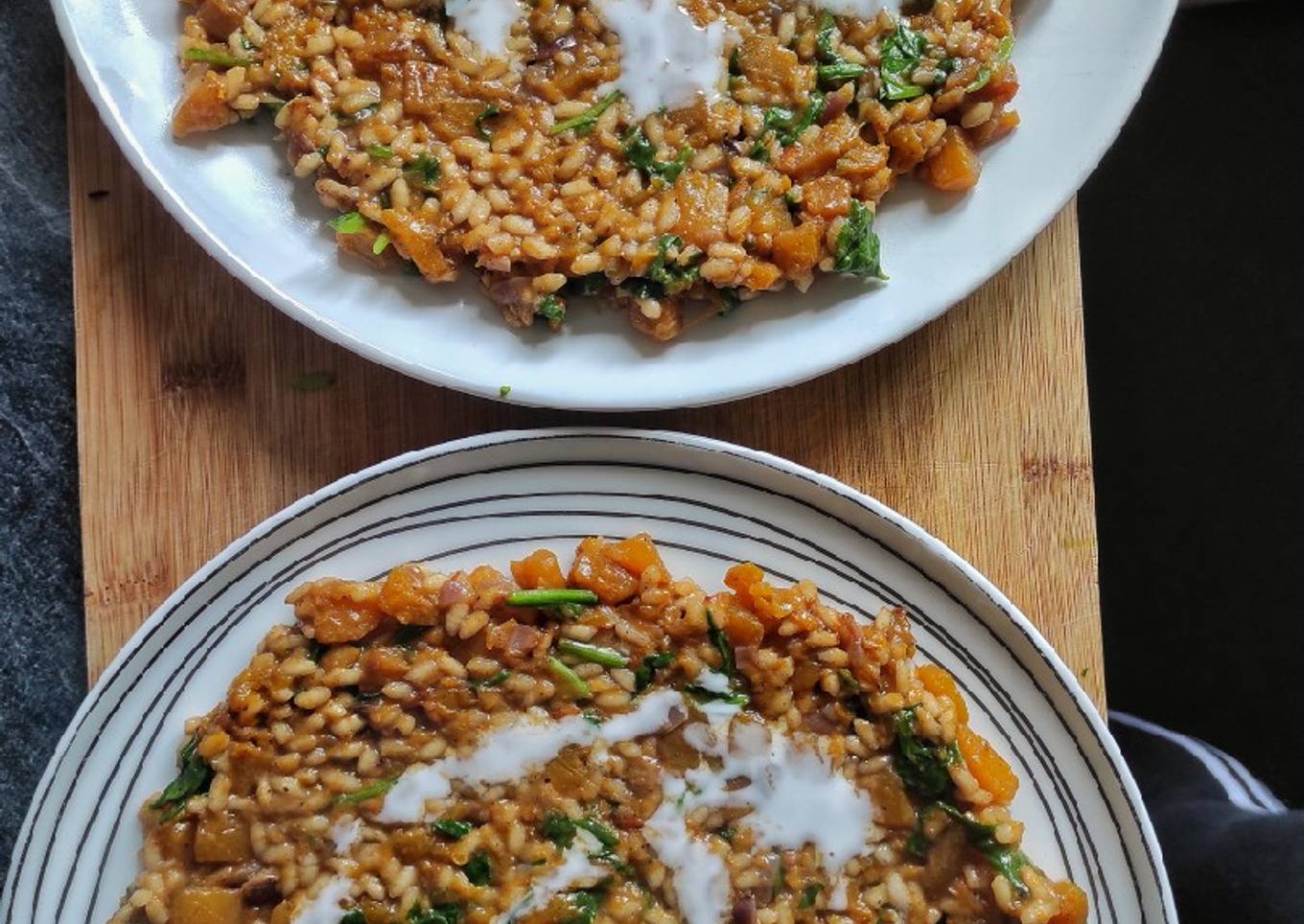 Vegan Pumpkin Risotto