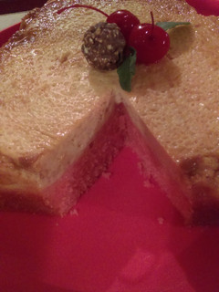 Una foto de Pastel imposible de fresa