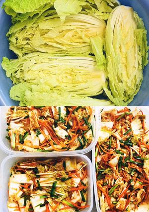 Hình của món Kimchi cải thảo.
