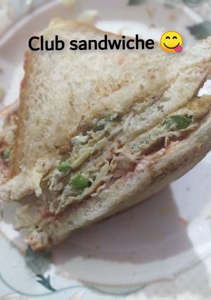 A picture of Club sandwich 😍.