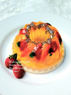 Foto resep Puding Kaca Jelly Aneka Buah