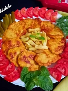 عکسی از دستور کتلت مرغ عالی