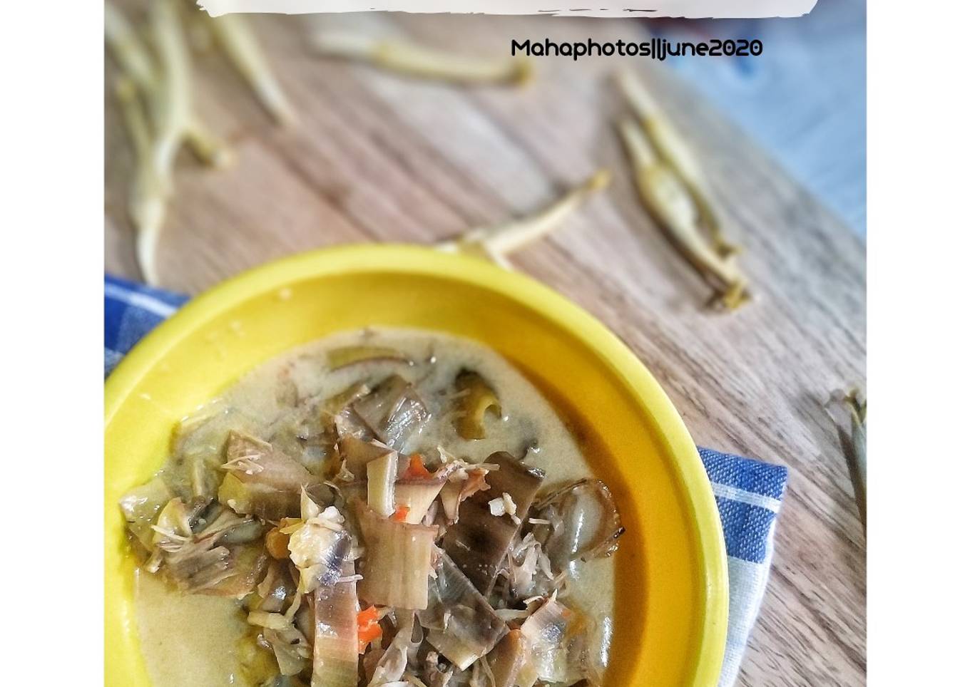 Sayur Jantung Pisang || Onthong Bumbu pecel