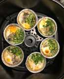 Hàu nướng trứng cút mỡ hành