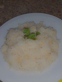 Una foto de Arroz con coco