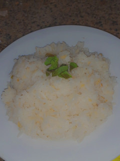 Una foto de Arroz con coco