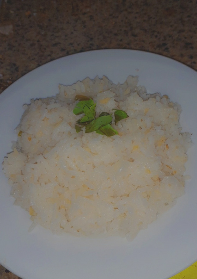 Una foto de Arroz con coco