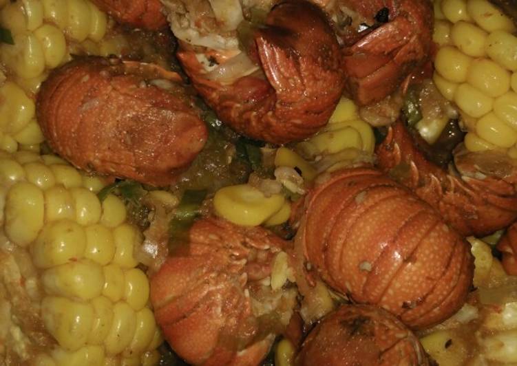 Resep Baby lobster saus tiram, Lezat