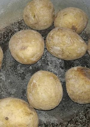 Una foto de Papas arrugás