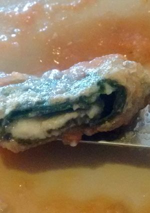 Una foto de Rollitos de acelga