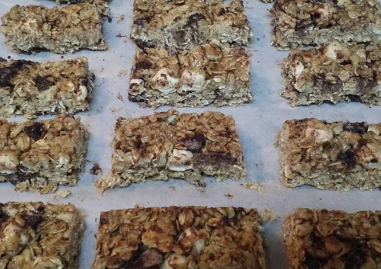 Steps to Cook Delicious S'mores Granola Bars