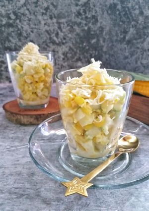 Foto resep Jagung Apel Keju Susu
