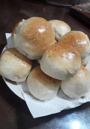 Una foto de Pan casero en bollitos