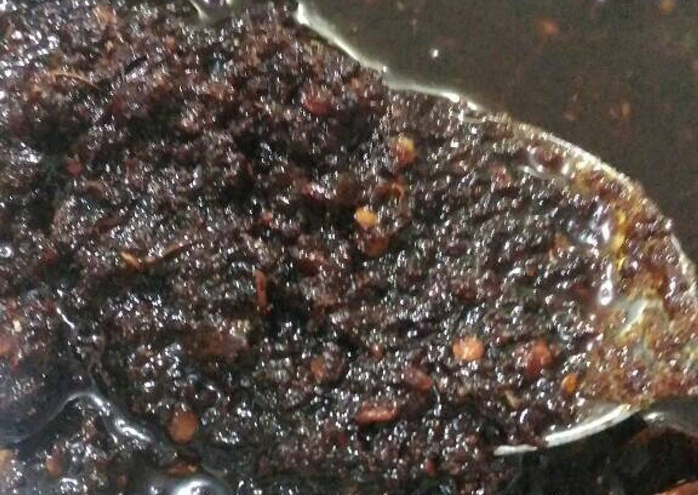 Sambal Hitam (ala bebek madura)
