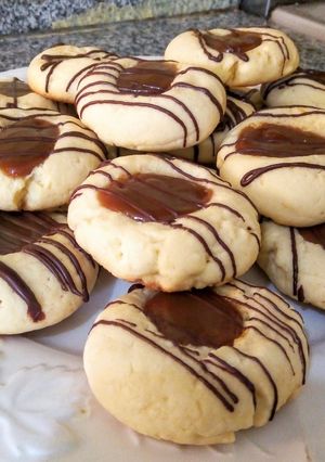 Una foto de Pepas de dulce de leche