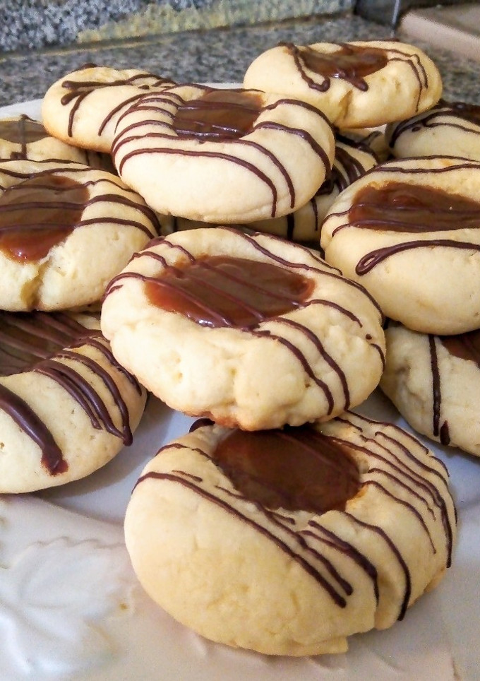 Una foto de Pepas de dulce de leche