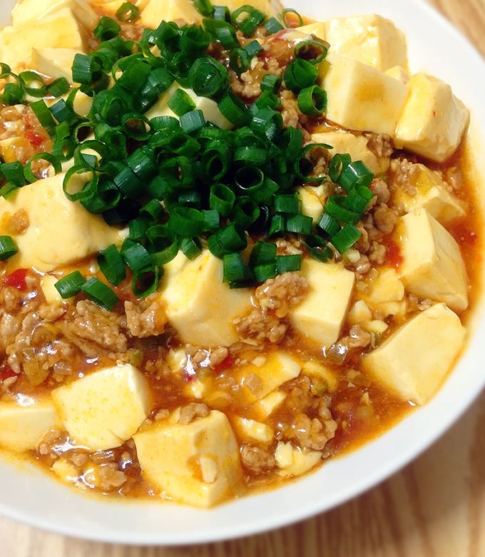 รูปของ มาโบโทฟุ / เต้าหู้ผัดพริกเสฉวน (หม่าโผวโต้วฟุ) 麻婆豆腐