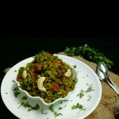 A picture of Coriander mint rice.