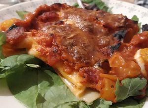 Une photo de Cannelloni végétarien