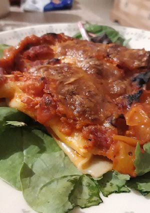 Une photo de Cannelloni végétarien