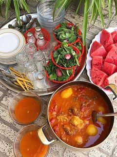 عکسی از دستور آبگوشت