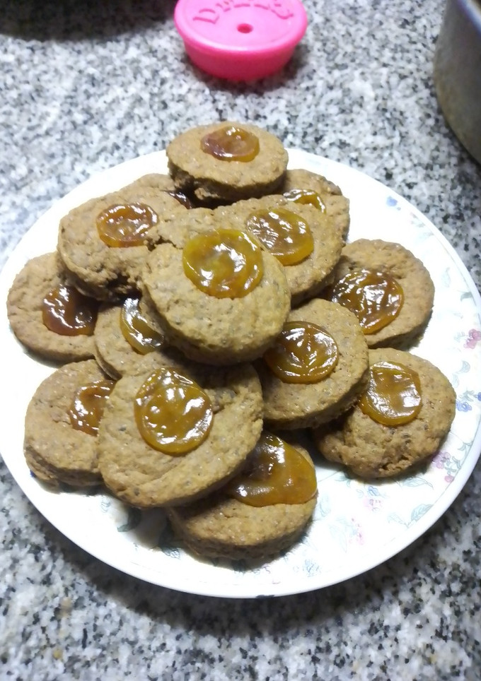 Una foto de Pepas veganas de chía y algarroba