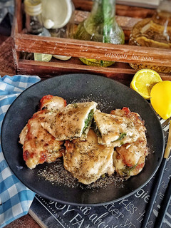 Foto resep Ayam Panggang Isi Bayam Keju