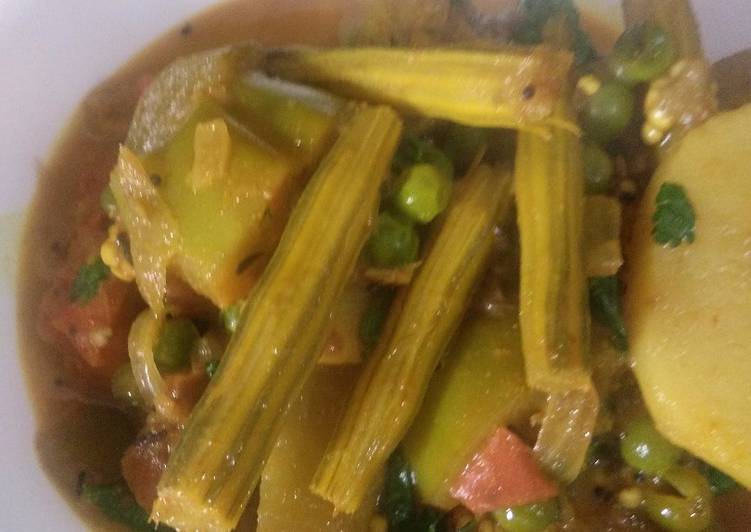 Recipe of Mix vegetable saag in 30 Minutes for Family