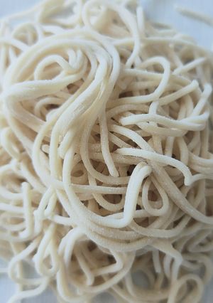 Foto resep Mie mentah 3 bahan untuk mie ayam dan mie udon