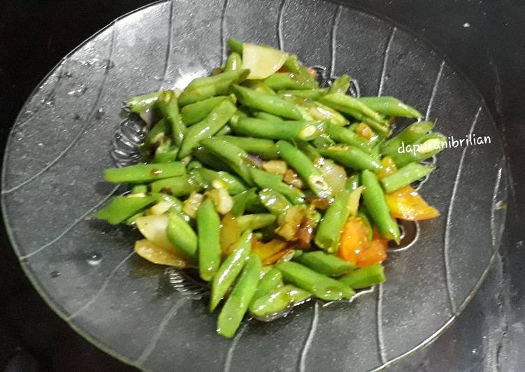 Tumis buncis batita enak