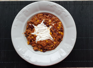 Chilis bab recept fotója