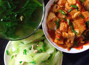 Hình của món Mâm cơm cực đơn giản 100k.